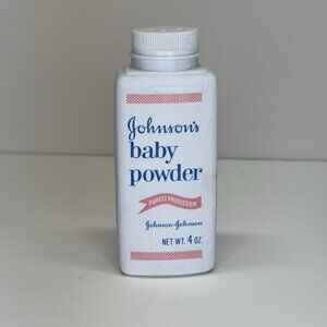 Vintage Limited Johnsons Baby Powder Purest Protection 4 oz 1966 RARE 60% Full